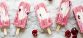 Ice creams on stick
